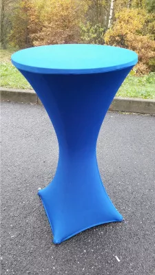 bistro stolek ubrus modrý